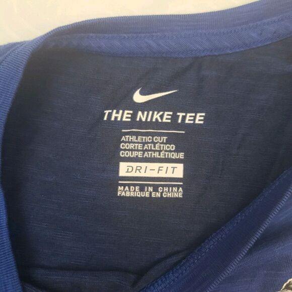 Nike Men Blue T Shirt Size XL - Picture 2 of 5